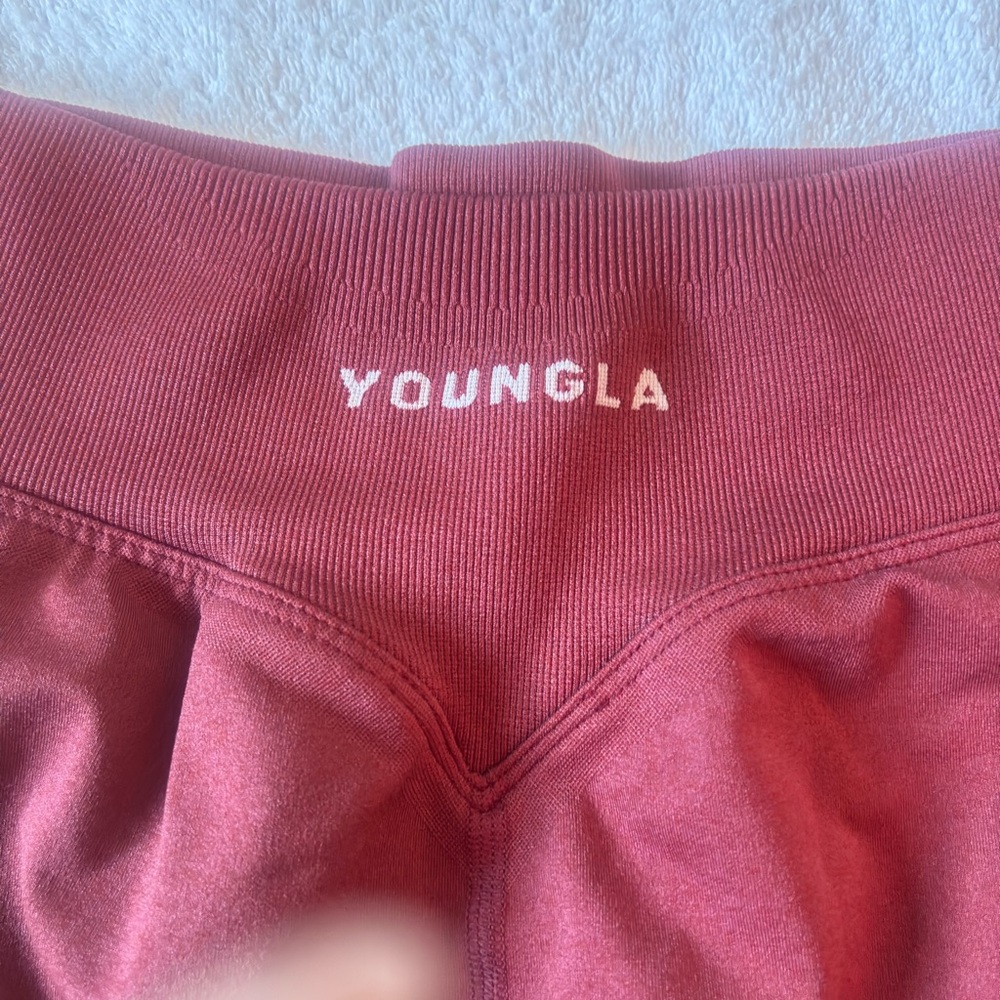 YoungLA Women's maroon Leggings size small
